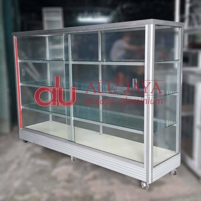 [Baru] Etalase Kaca 150 Cm