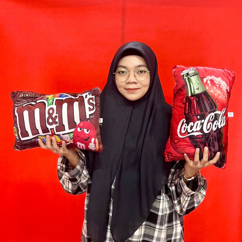 Boneka Bantal // Bantal boneka snack petak lucu bantal persegi panjang lucu boneka karakter snack