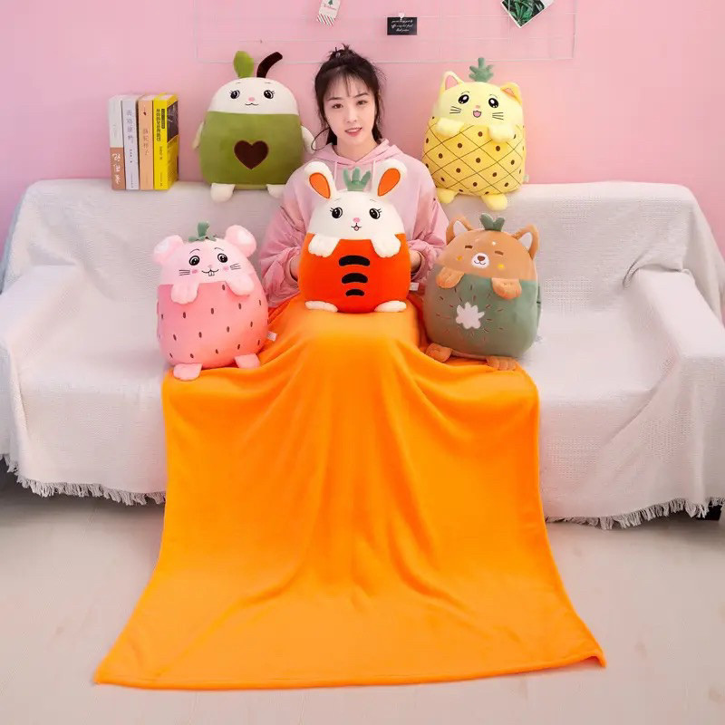 Boneka Bantal // Selimut Boneka Balmut boneka bantal selimut boneka bahan halus lembut import