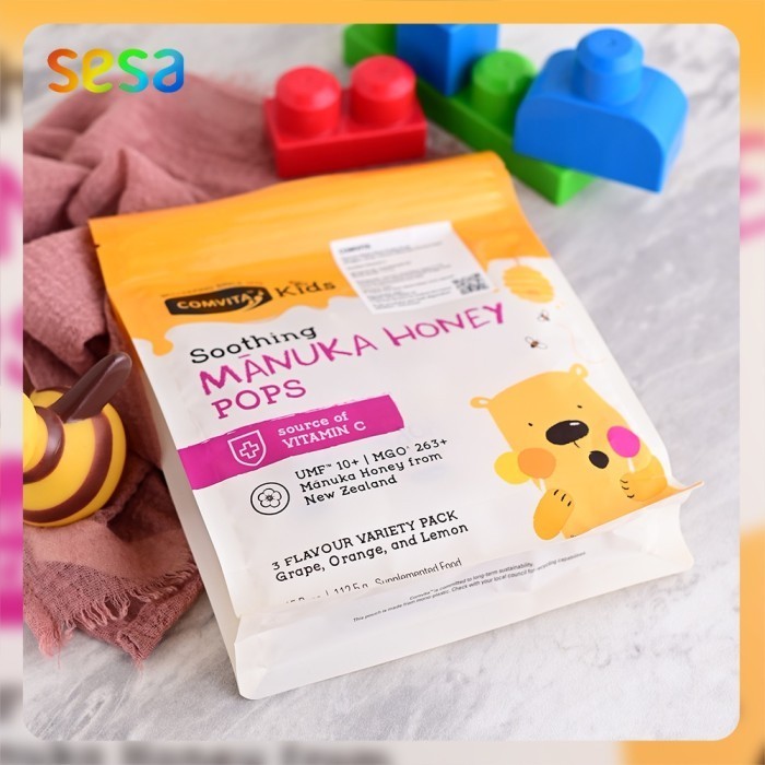 

Ready Comvita Kids Soothing Pops Manuka Honey 112 g