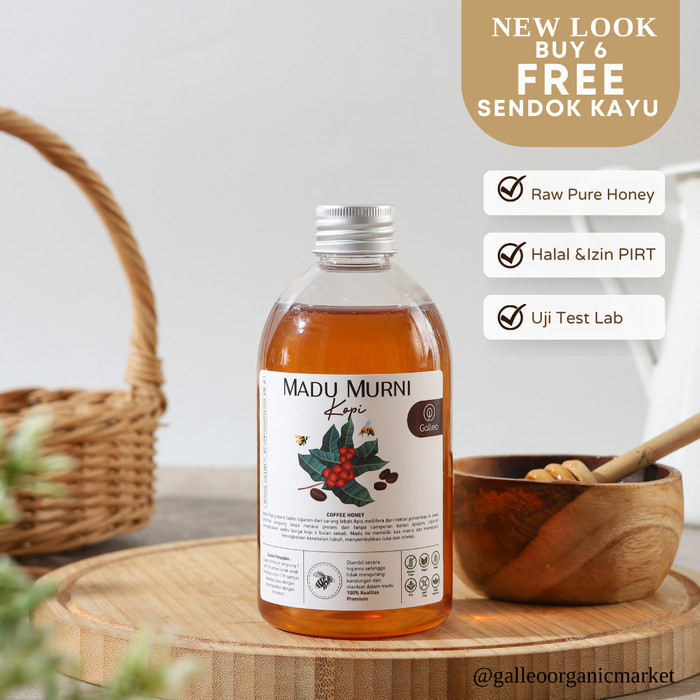 

Ready Madu Murni Galleo Nektar Kopi 1 Kg Grade A Pure Raw Honey