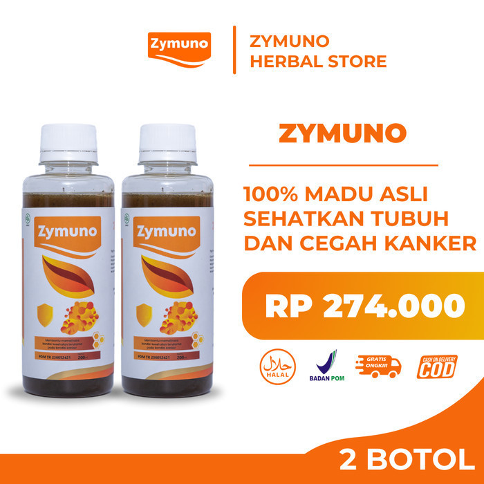 

Ready ZYMUNO Madu Herbal Atasi Benjolan Secara Alami 2 Botol
