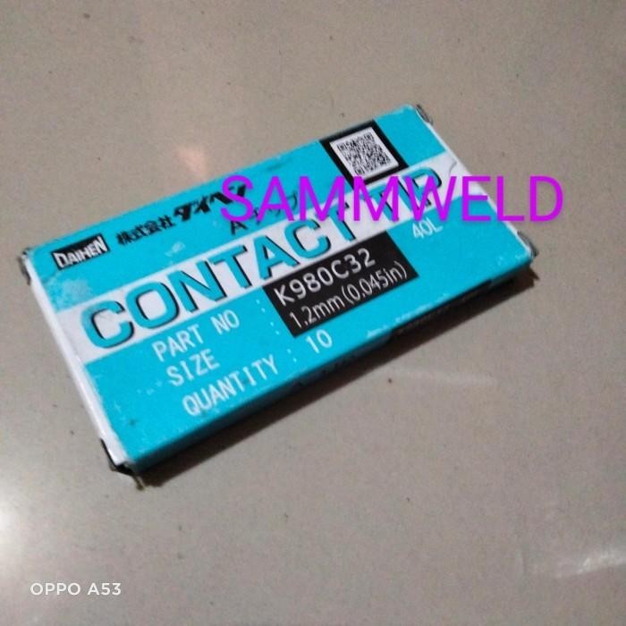 Contact Tip Co2 Daihen-Otc 1,2*40L Berkualitas