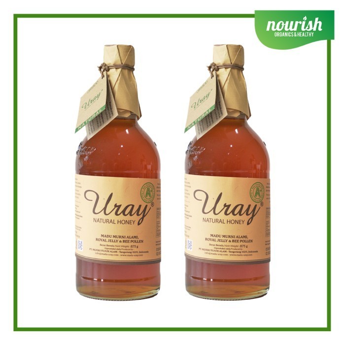 

Ready Twin Pack Madu Uray / Madu Lebah Hutan / Raw Natural Honey 875gr x 2pc