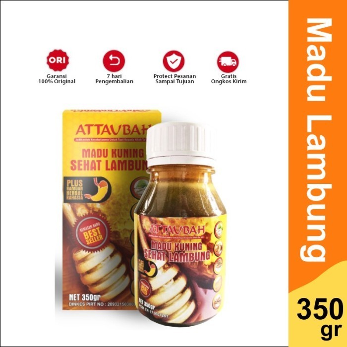 

Ready Madu Kuning Sehat Lambung / Masela / Madu Maag Attaubah / Pencernaan