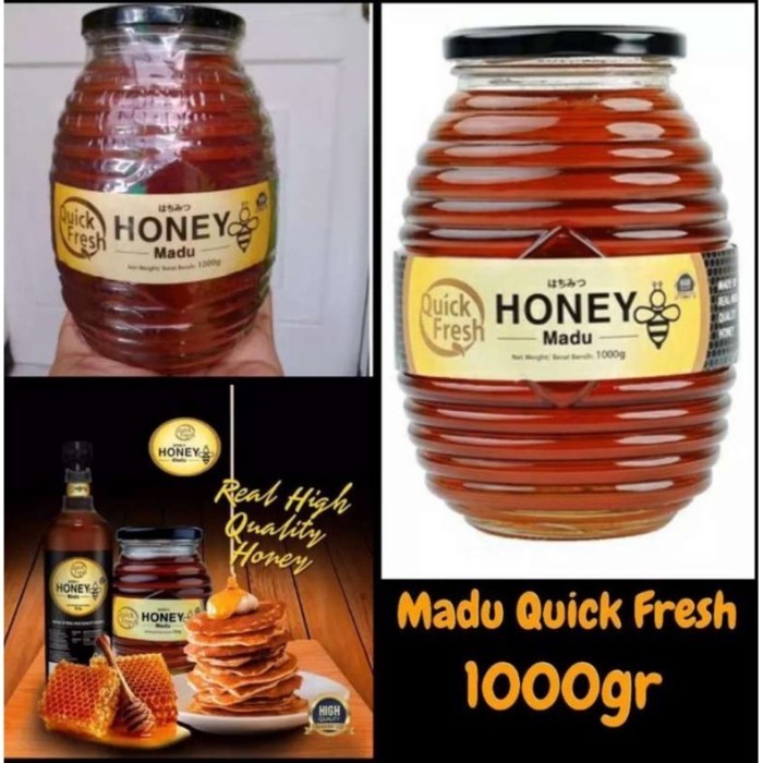 

Ready MADU MURNI QUICK FRESH 1 KG KEMASAN KACA