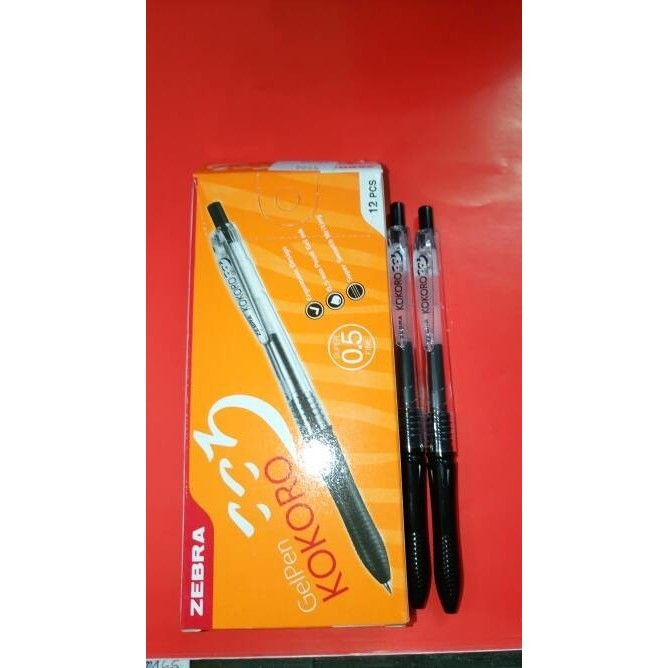 

Ready pulpen zebra kokoro tinta hitam