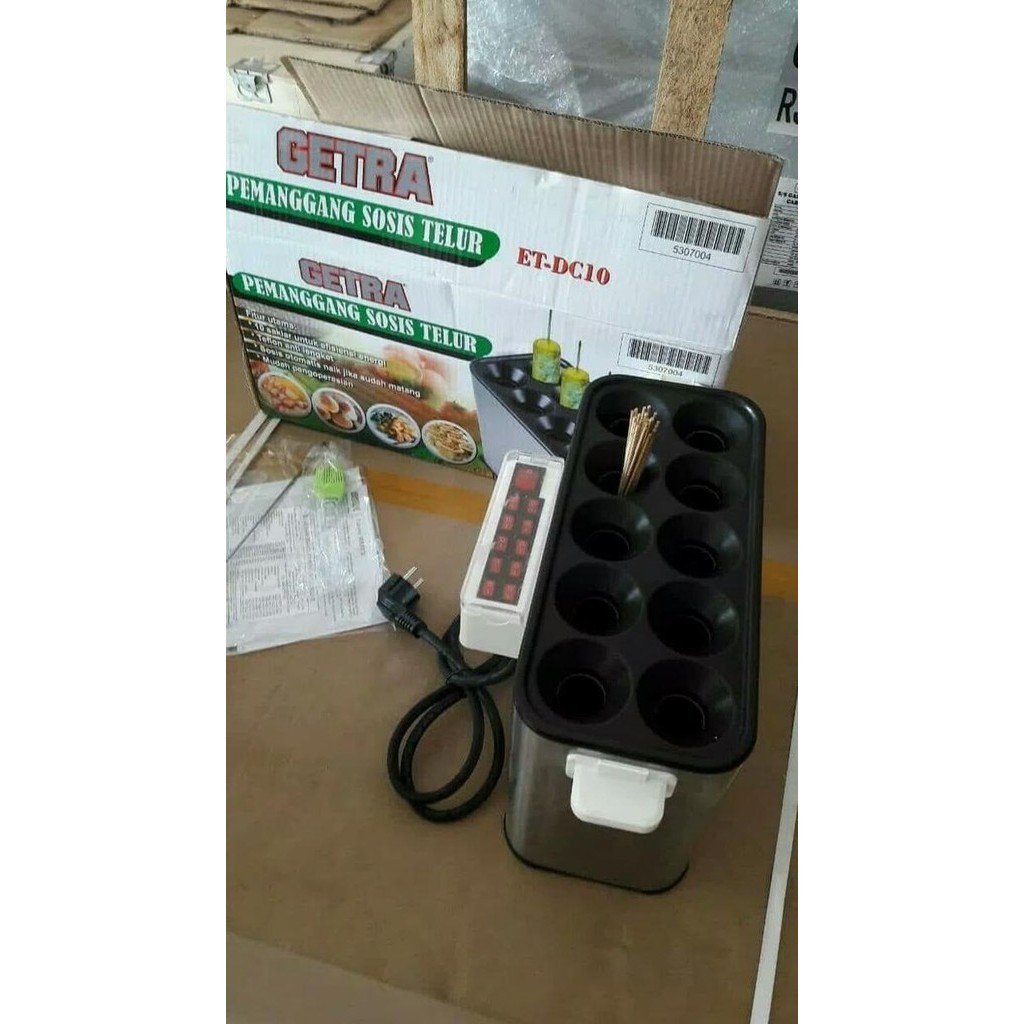 [New] Sostel Mesin Sosis Telor 10 Lubang Getra/ Egg Roll Listrik 10 Lubang