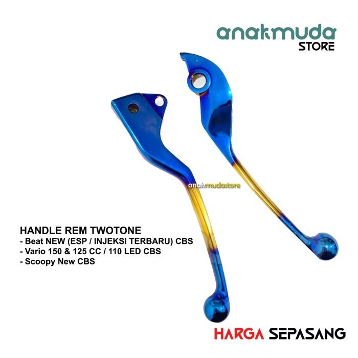 Handle Handel Rem Motor Variasi Two Tone Bakar Vario Old 150 Beat Cbs
