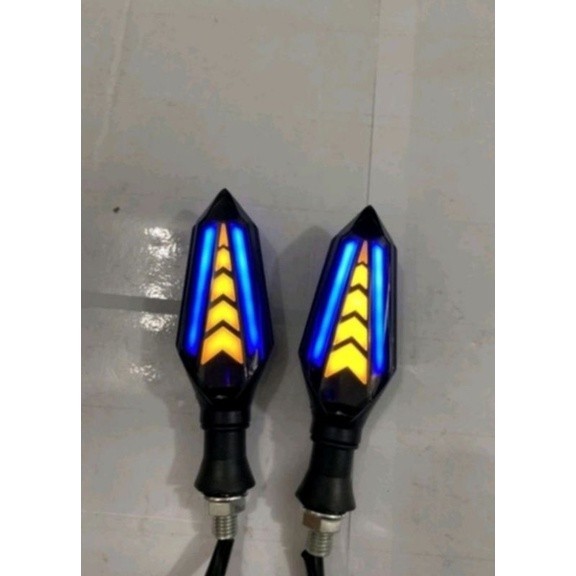 Lampu Sein Sen Motor Variasi Running 2Warna Byson Rx-King Crf Dll