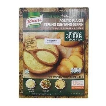 

Knorr Potato Flakes 4Kg Tepung Kentang Serpih BS76