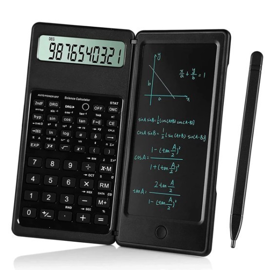 

Ready Calculator Lipat ilmiah Scientific E-Writer LCD Note Pen S9