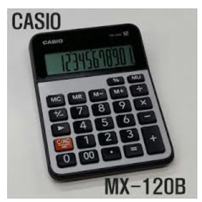 

Ready Kalkulator CASIO MX-120B - Calculator Desktop/Portable