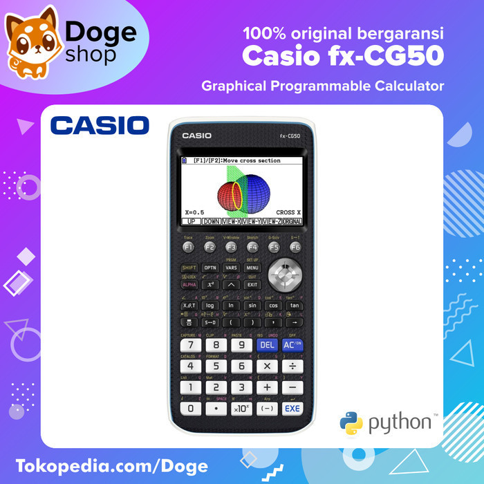 

Ready Casio fx-CG50 CG 50 Prizm Graphing Calculator Programmable Kalkulator Grafik Python For AP SAT