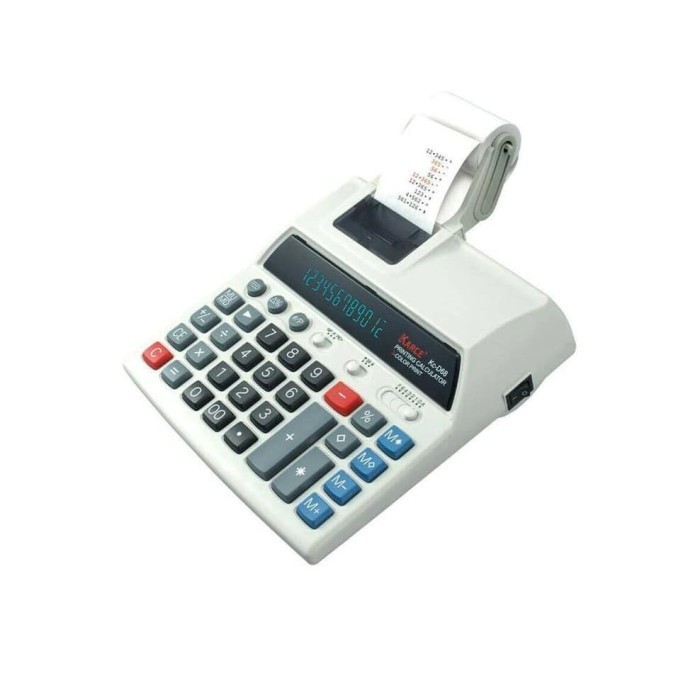 

Ready HOT SALE.. KALKULATOR PRINTING KARCE KC D-68(colok listrik&2warna) T