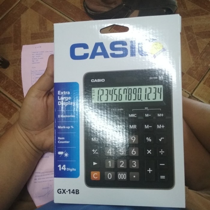 

Ready kalkulator casio GX - 14b garansi resmi