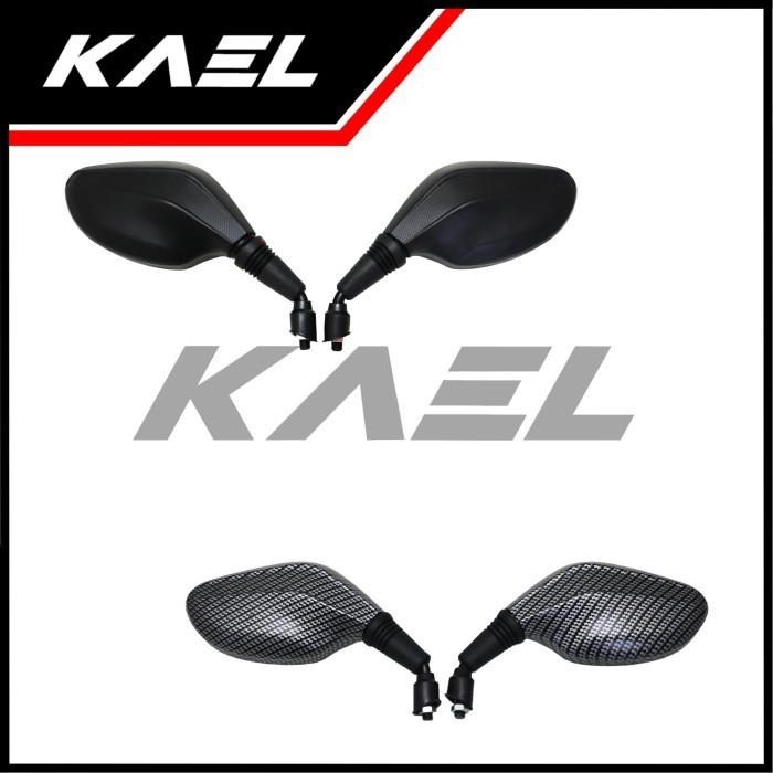 Spion Click Motor Honda-Yamaha Variasi Carbon Beat/Vario 150-125/Dll