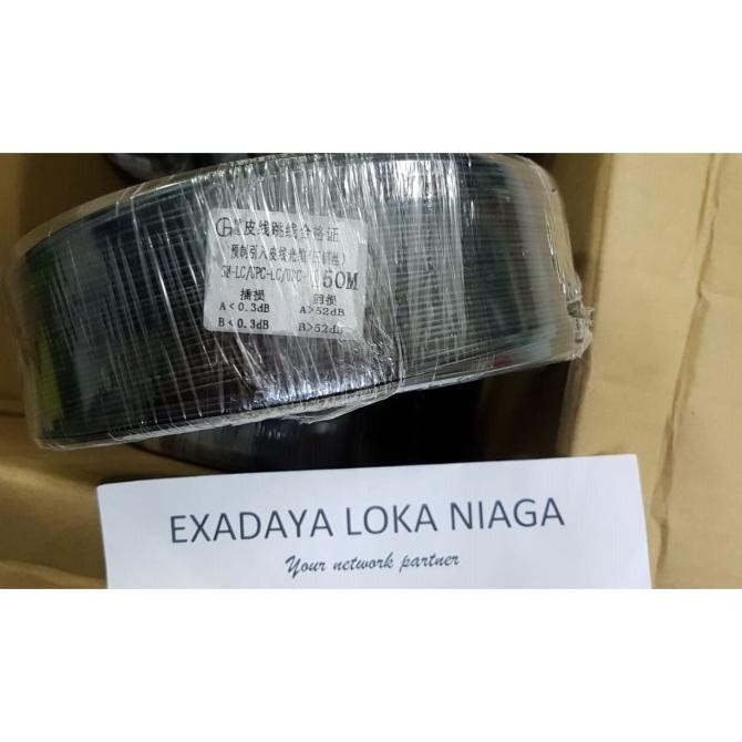 Kabel Fiber Optik Ftth Sc Indihome / Drop Wire Core Optic 150 Meter