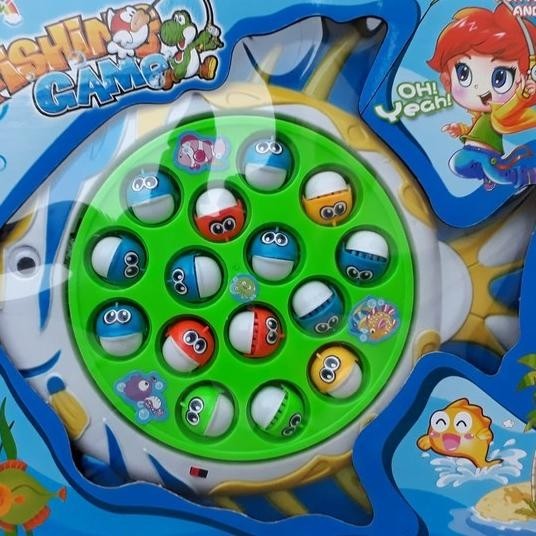 Mainan Pancing Ikan Besar Anak - Fishing Games Magnet Edukatif