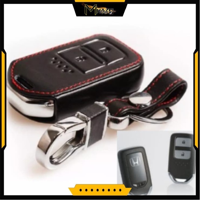 Gantungan Kunci Mobil Sarung Kulit Keyless Honda Brv Jazz Hrv Crv