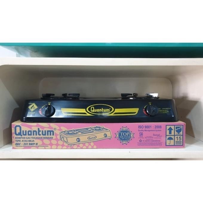 [Ready] Kompor Gas Quantum 2 Tungku Qgc 201 Dmpb Khusus Gas Alam / Pgn / Lng