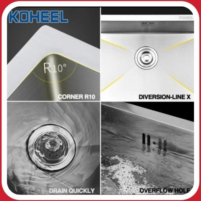 [Promo] Kitchen Sink Thsink 6045 Stainless Original Berkualitas Paket Lengkap