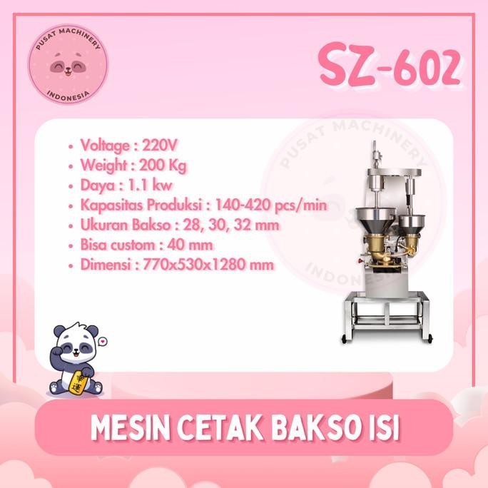 [Baru] Mesin Cetak Bakso Isi Otomatis /Mesin Bakso Xz-602