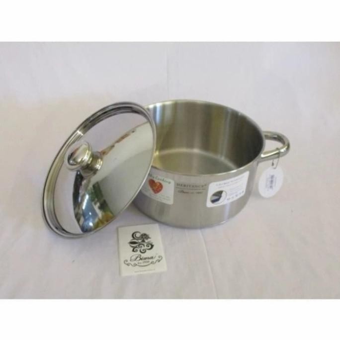 [Ready] Bima Heritance Saucepot Panci 28Cm 8L Stainless Induction Bp121228