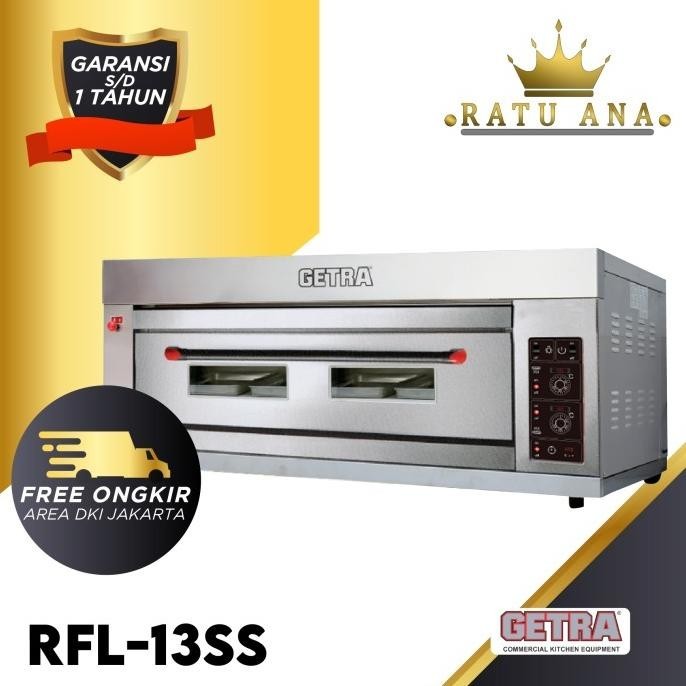 [Ready Stock] Gas Baking Oven Getra Rfl-13Ss / Rfl 13Ss / Rfl13Ss / Mesin Oven Gas