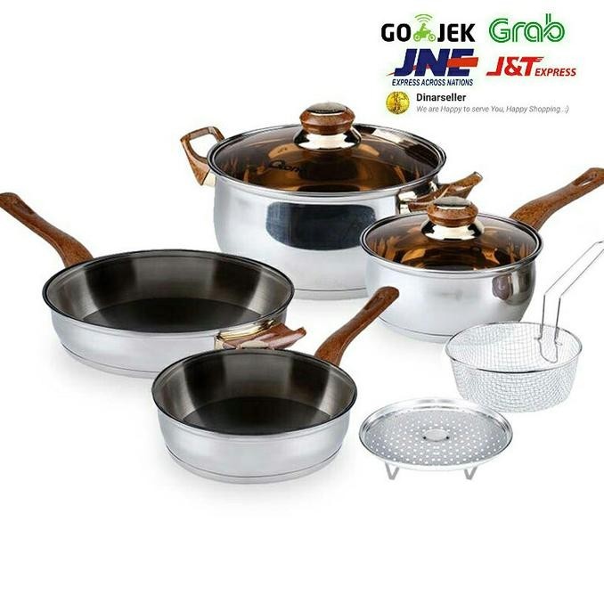 [Baru] Oxone Cookware Set Ox 911 Peralatan Masak