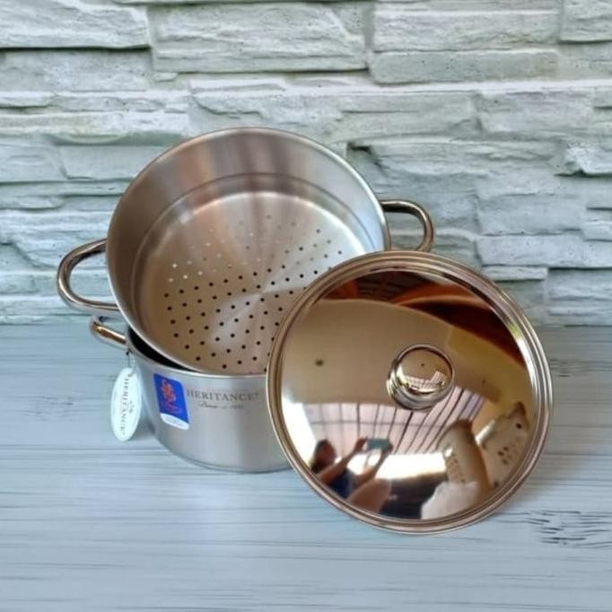 [Promo] Promo Bima Heritance Pot Steamer 28Cm Panci Tim Kukus Steam Tingkat