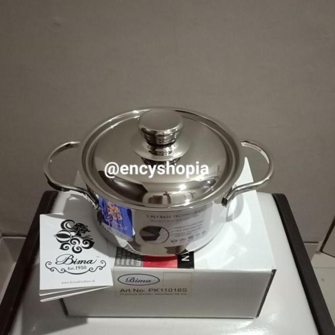 [New] Panci Bima Precious Kitchen Stainless Steel Ss304