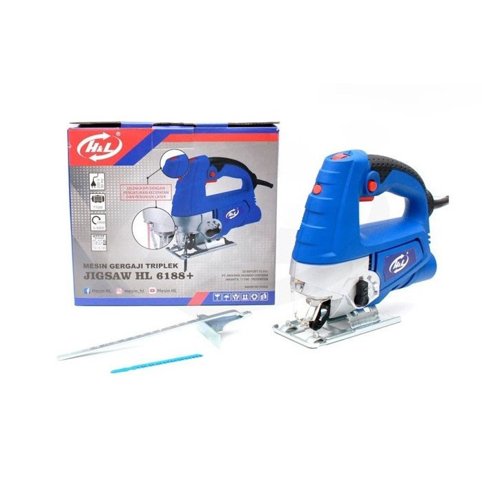 Mesin Gergaji Laser H&L HL 6188+ / H&L HL 6188+ Jigsaw Laser