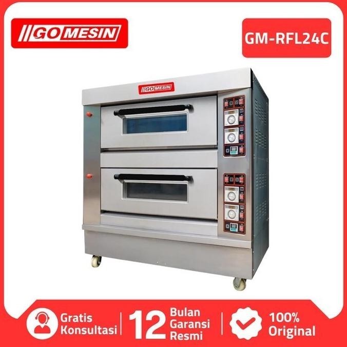 [New] Oven Getra 2 Deck 4 Loyang Oven Rfl 24Ss / 24Ssgc Original Garansi