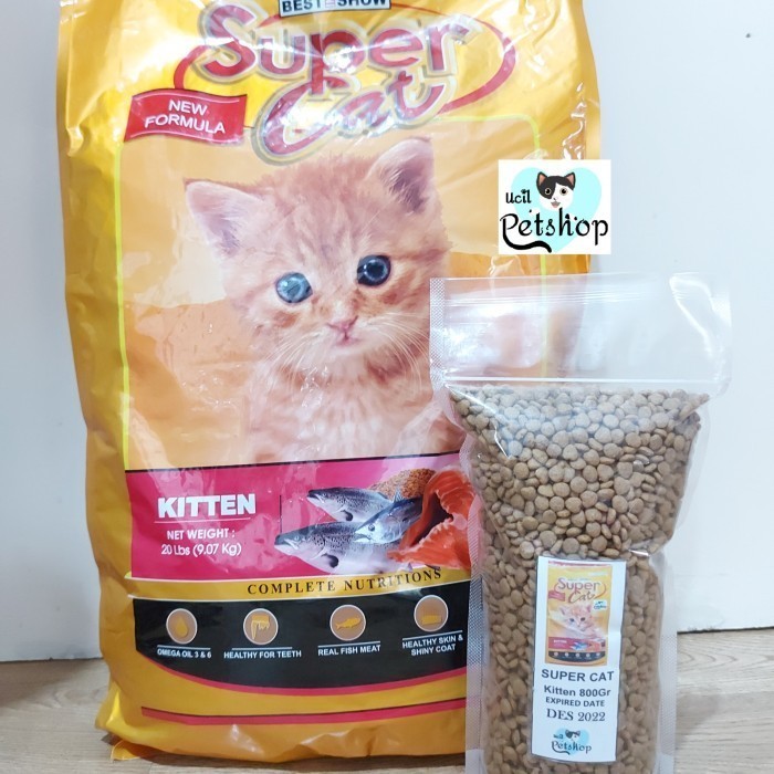 Super Cat - Supercat Kitten Dry Food Repack 1.5Kg