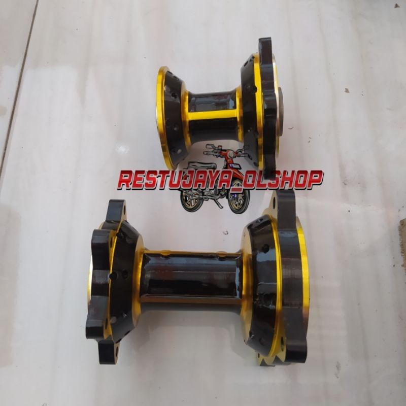 TROMOL KLX 150 DEPAN BELAKANG TROMOL DEPAN BELAKANG KLX 150 SET WARNA GOLD BLACK