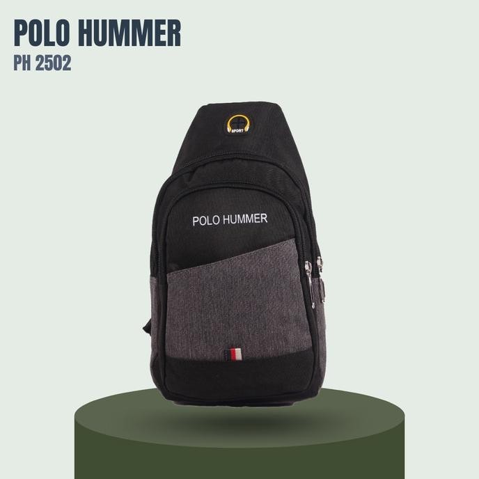 Tas Selempang Pria Crossbody - Slingbag Slempang Import POLO HUMMER