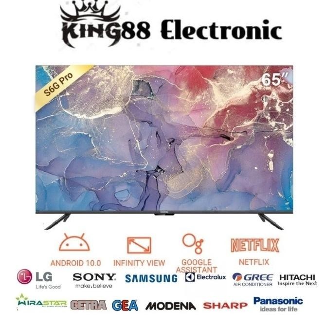 [Baru] Coocaa 65S6G Pro Led Tv 65 Inch 4K Android 10.0 Hdr10 New
