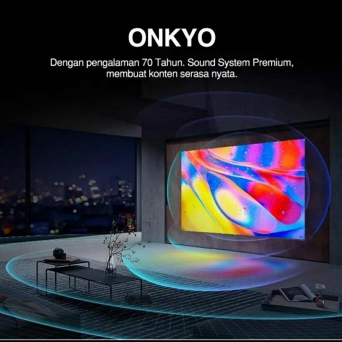 [Ready] Qled Tcl L55Q725 4K Smart Tv Andorid 11 Dolby Atmos 55 Inch Qled New