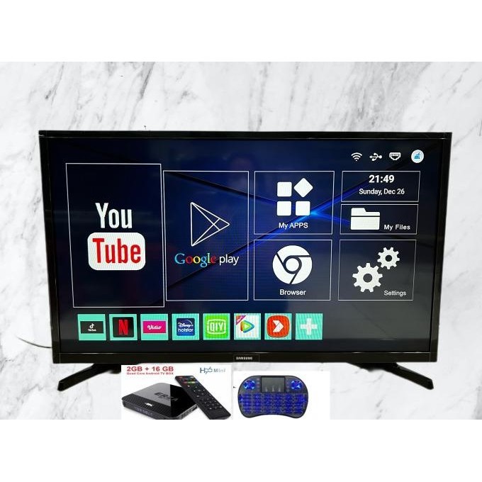 [Best Quality] Samsung Led Digital Tv Smart Android Box Ram 2Gb [32 Inch]