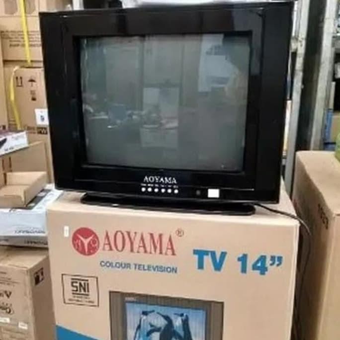 [Best Quality] Aoyama Tv Tabung 14 Inch Semi Flat - Cembung - 60 Watt - Rca