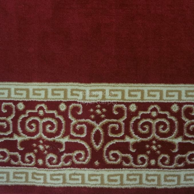 [Baru] Sajadah Roll Masjid - Yasmin Red Polos