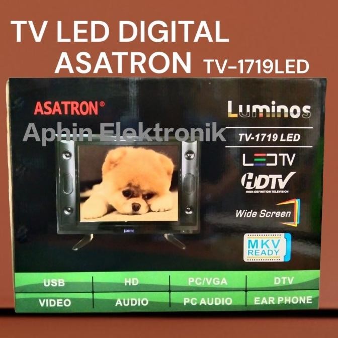 [New] Tv Led Digital Asatron 17 Inch Tv 1719Led Tv Digital 17 Inch