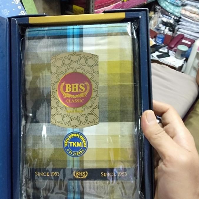 [Promo] Kain Sarung Tenun Bhs Asli Classic 100% Original