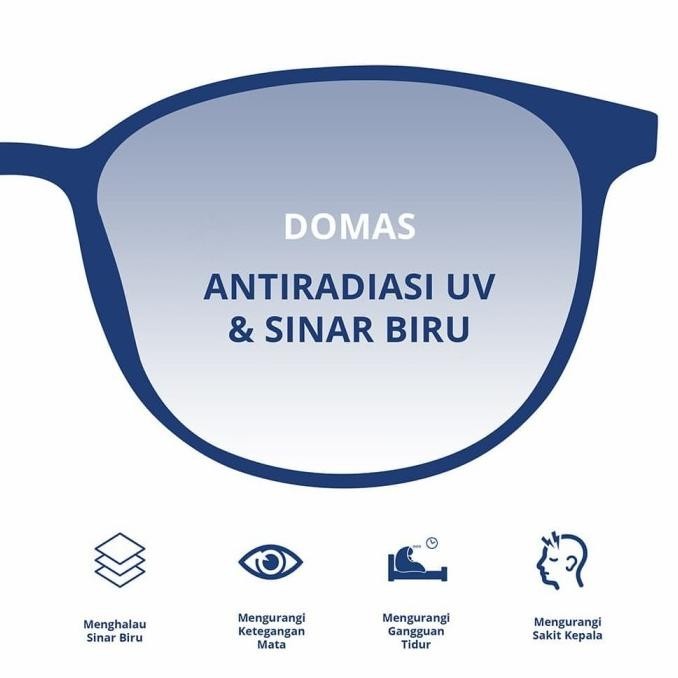[New] Lensa Kacamata Minus Domas Sv Aspex Premium Blucromic Uv420 Bluegard