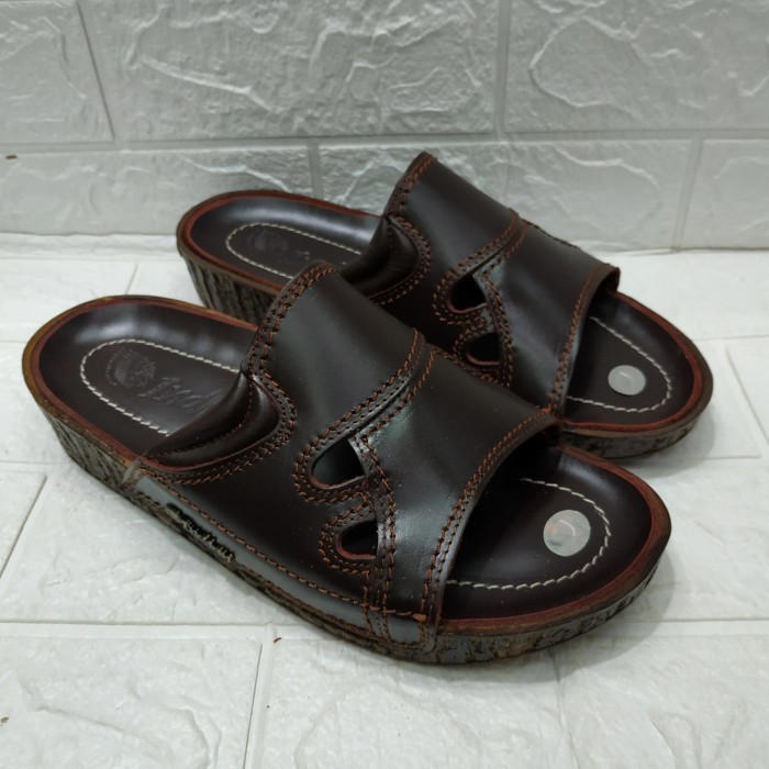 Sandal Slop Kulit Pria Indian 438 Sendal Selop Indian Casual
