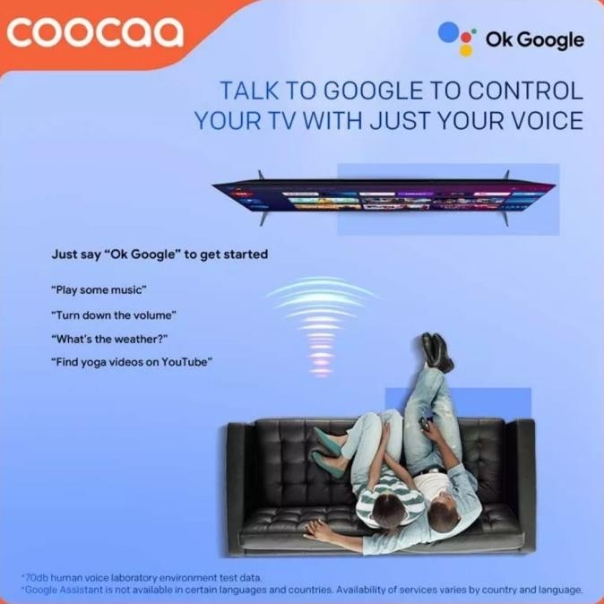 [Ready Stock] Led Tv 65 Inch Coocaa 65S6G Pro Max Smart Tv Android 10 Voice Control