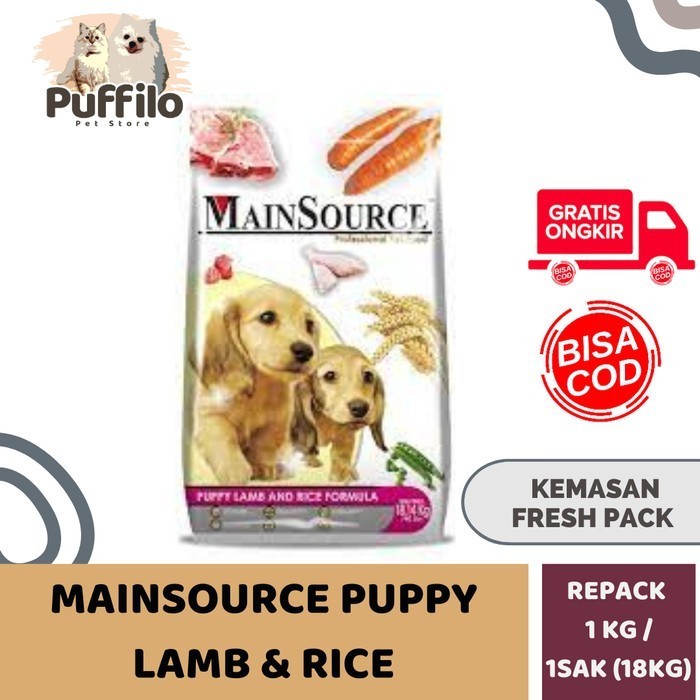 Mainsource Puppy Lamb 18Kg
