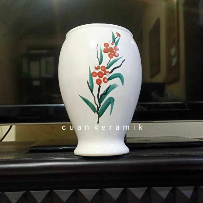 Gra Vas/Pot Bunga Keramik Guci Jumbo