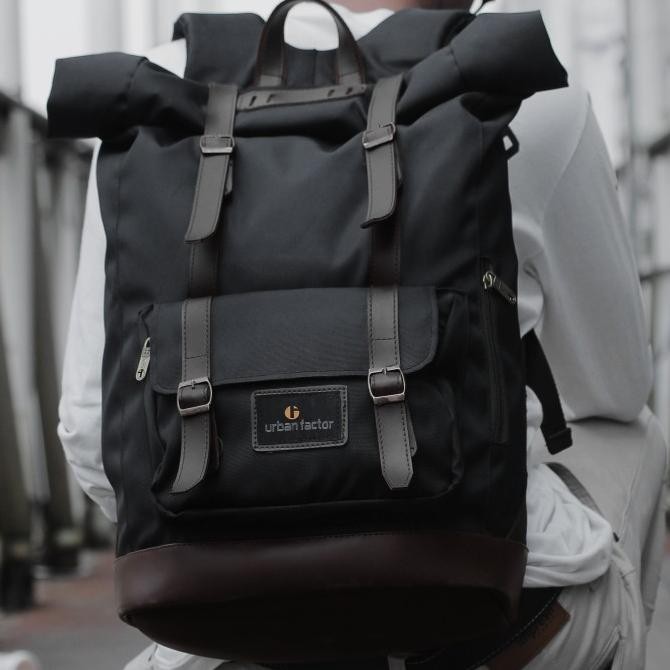 Jam Session Black |Mnm X Urban| Tas Ransel Pria Wanita Tas Backpack